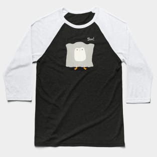 Boo Ghost Penguin Baseball T-Shirt